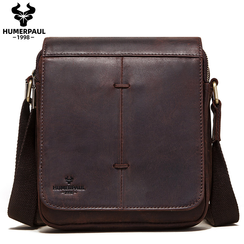 Luxury Bags Sling - Tas Pesan Pria Kulit Kuda Gila