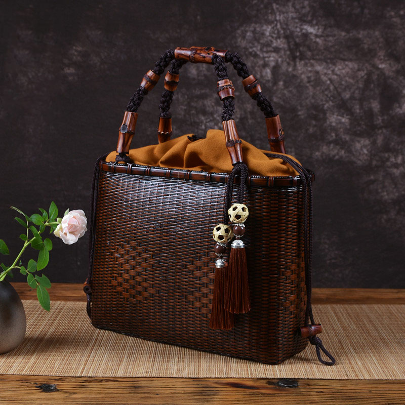 Luxury Bags England - Tas Tangan Bambu Kayu Kualitas Tinggi