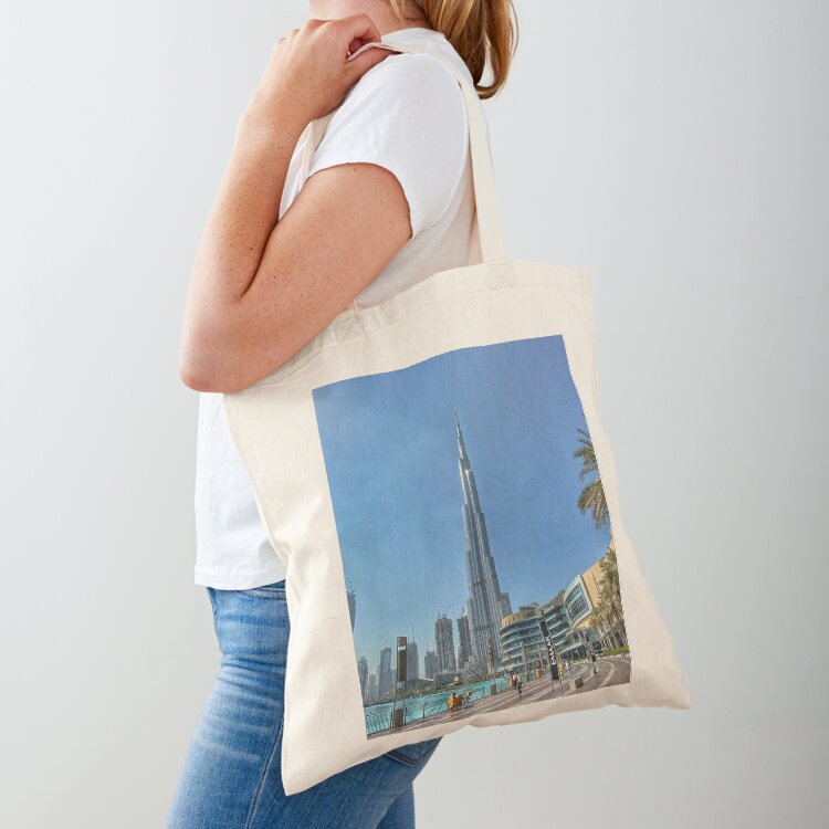 Luxury Bags Dubai - Dubai, Burj khalifa photograph Tote Bag