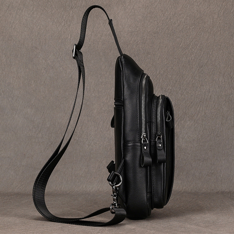 Luxury Bags Sling - Tas dada multifungsi hitam mewah, tas