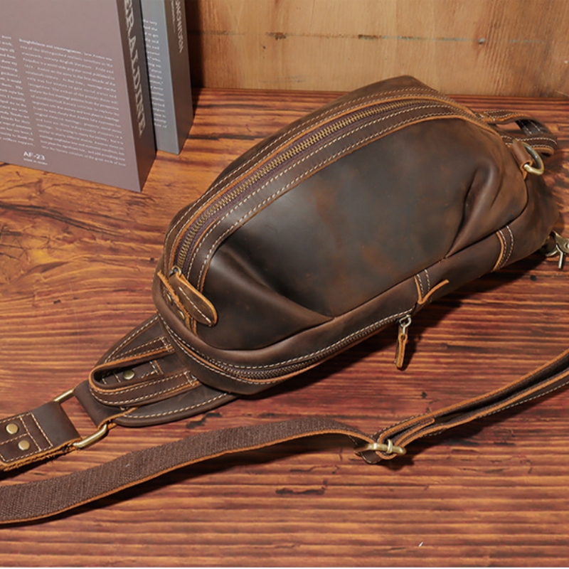 Luxury Bags Sling - Tas selempang dada pria desain modis,