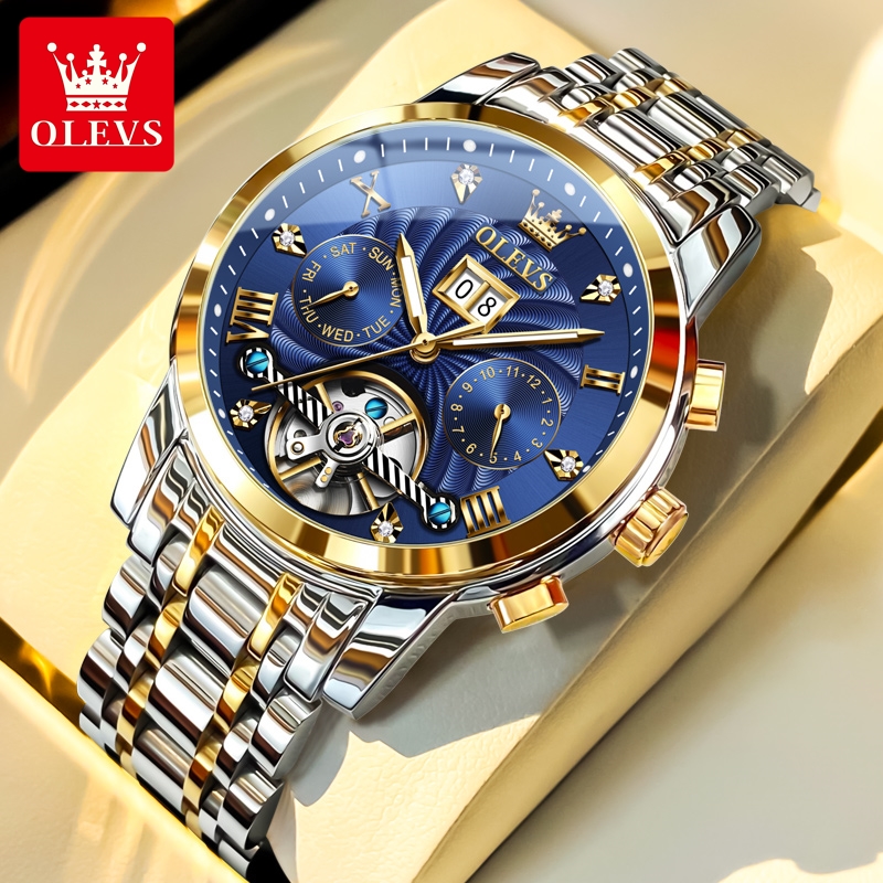 Luxury Bags Brands List - OLEVS 9910 Jam Tangan Pria Jam