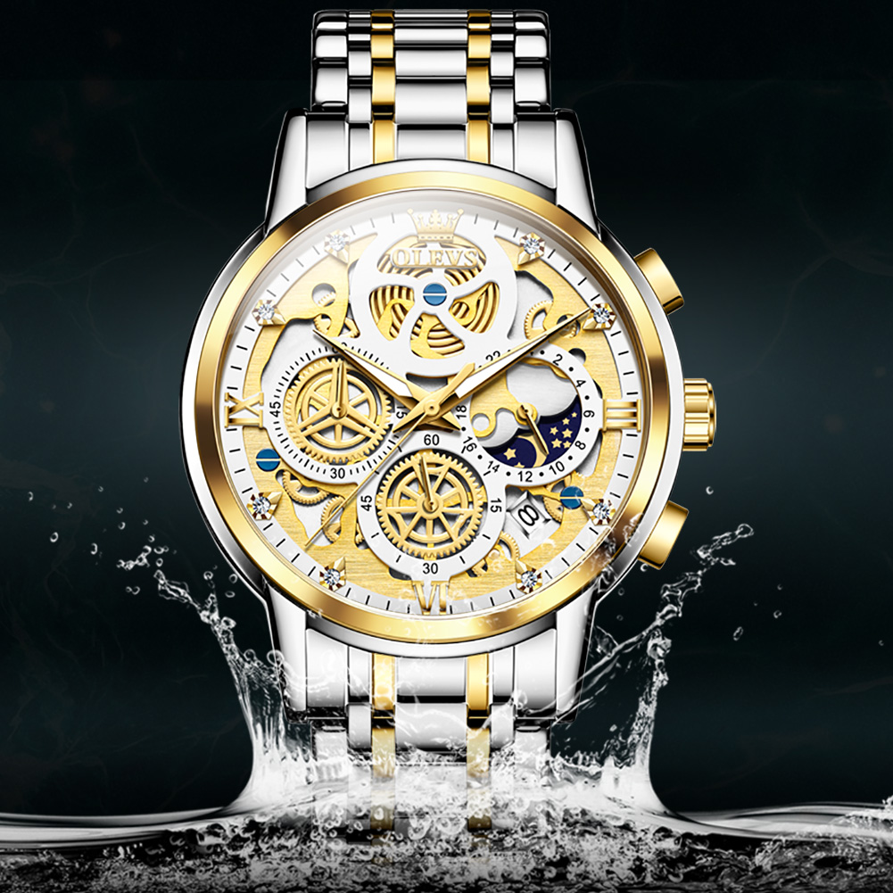 Luxury Bags Brands List - Jam Tangan Pria OLEVS 9947 Asli
