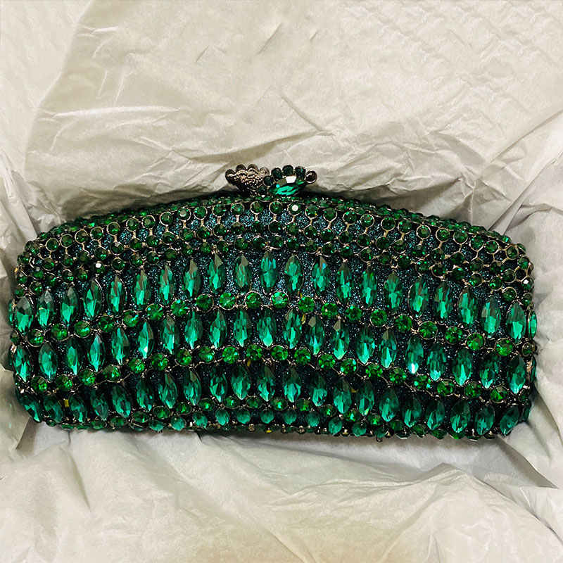 Dompet Clutch Malam Berlian Im - Luxury Bags Green ulasan dan harga
