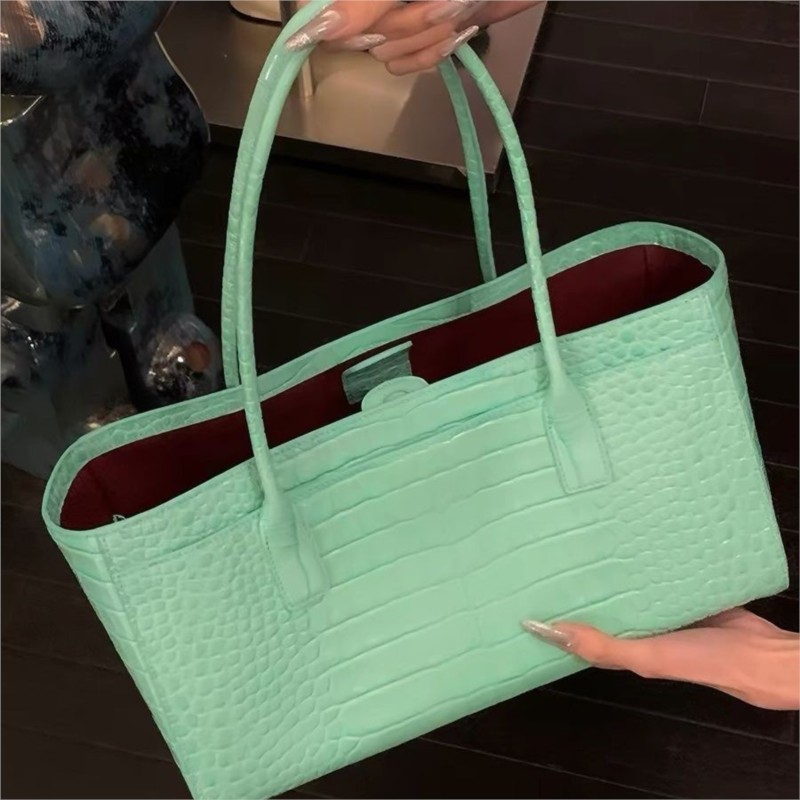 Tas Tote Hijau Vintage Wanita  - Luxury Bags Green ulasan dan harga