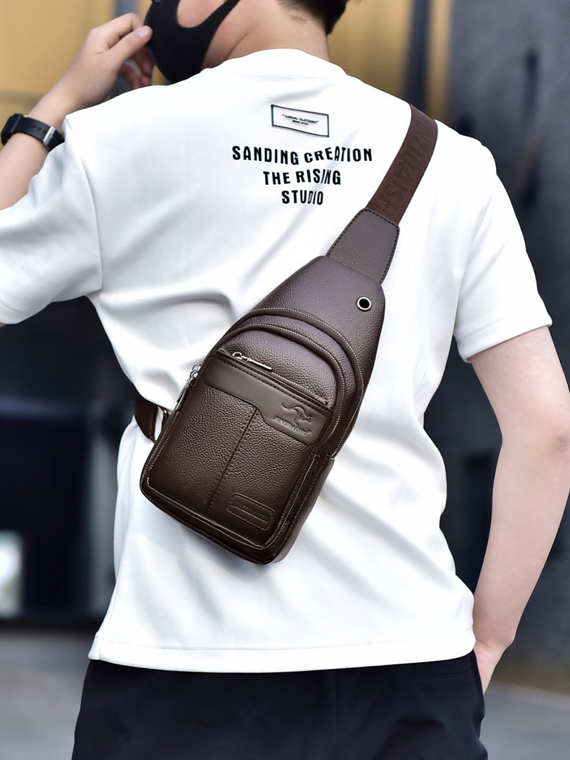 Tas selempang kulit pria, tas  - Luxury Bags Sling ulasan dan harga