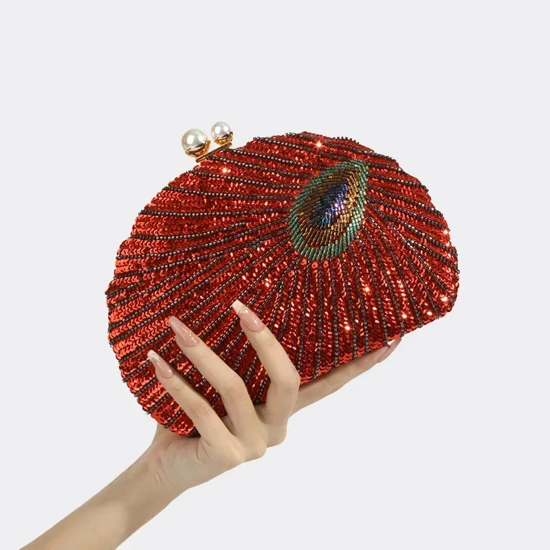 Tas Clutch Hijau Merak Mewah B - Luxury Bags Green ulasan dan harga