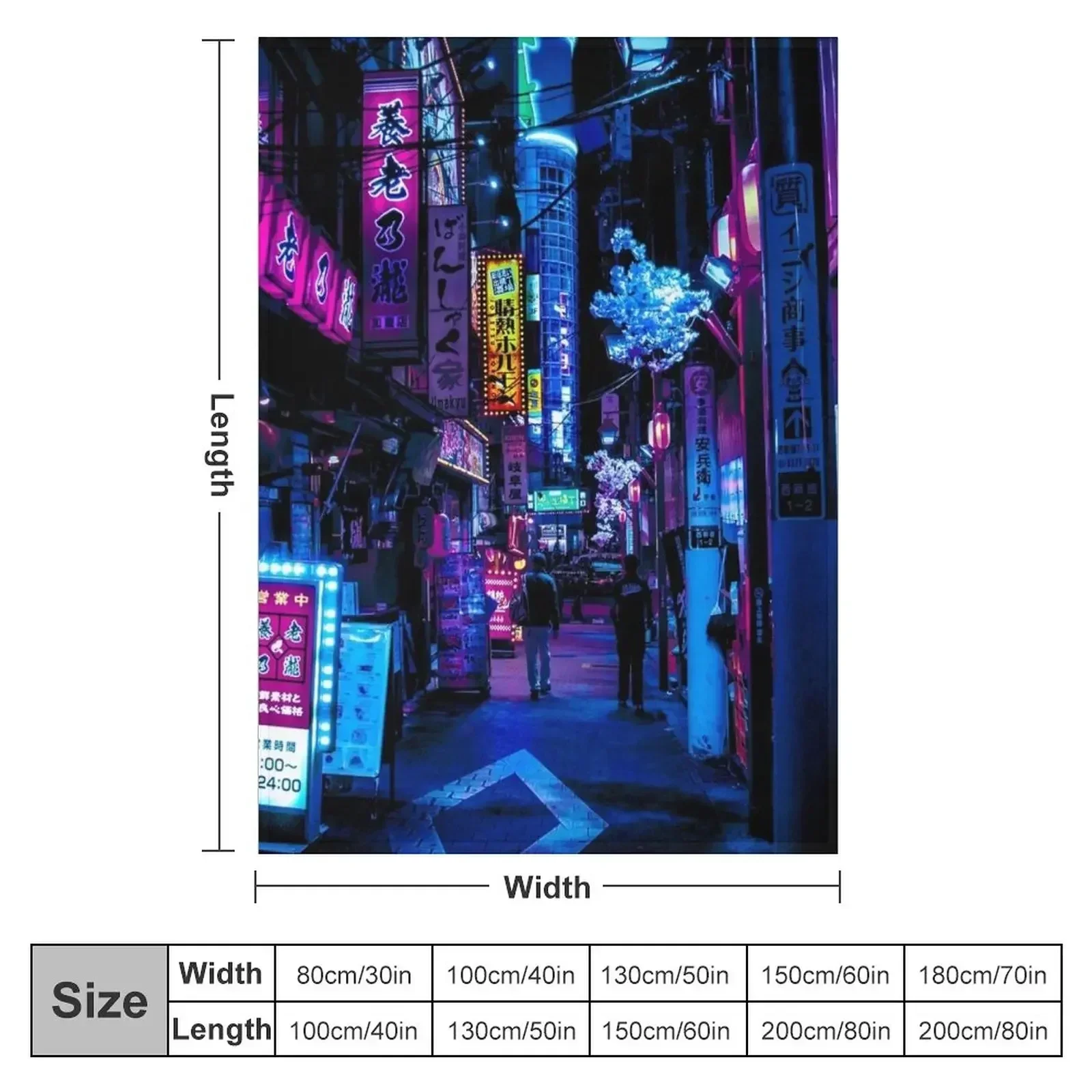 Selimut Anime Blue Tokyo Alley - Luxury Bags Tokyo ulasan dan harga