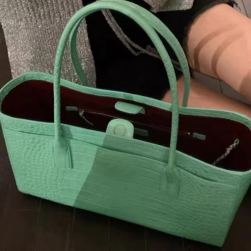 Pengiriman Gratis Tas Tote Ber - Luxury Bags Green ulasan dan harga