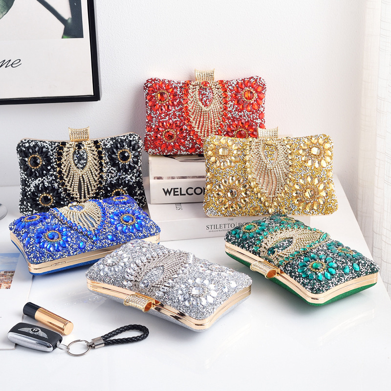 Tas Clutch Malam Rumbai Hijau  - Luxury Bags Green ulasan dan harga