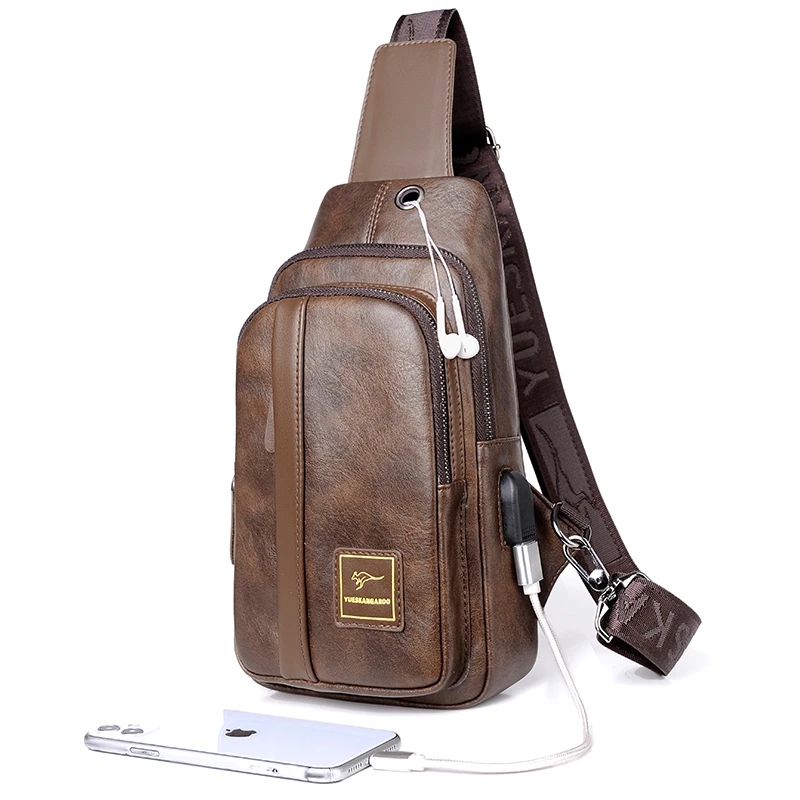 Kangaroo tas dada pria, bermer - Luxury Bags Sling ulasan dan harga