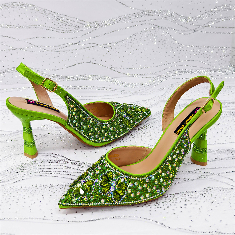 Sepatu dan Clutch Pesta Berlia - Luxury Bags Green ulasan dan harga