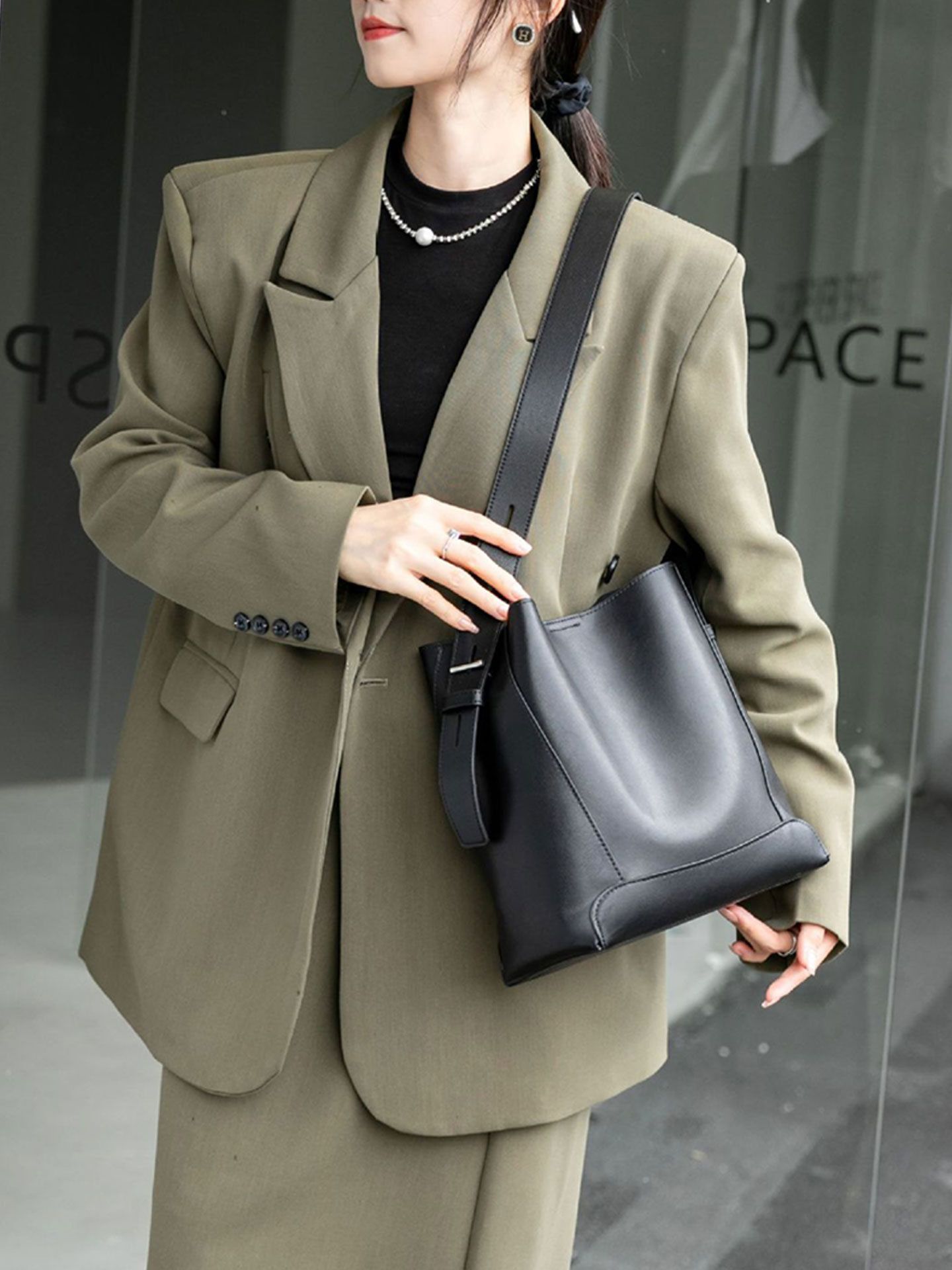 Tas Tote Kulit Asli Wanita Min - Luxury Bags Classy ulasan dan harga